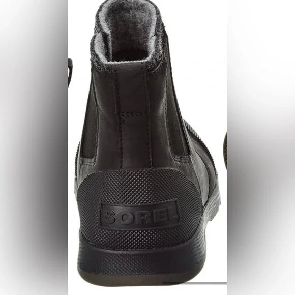 SORELAnkeny II WP Leather Chelsea Boot black , men size 8.5 new display picture 2